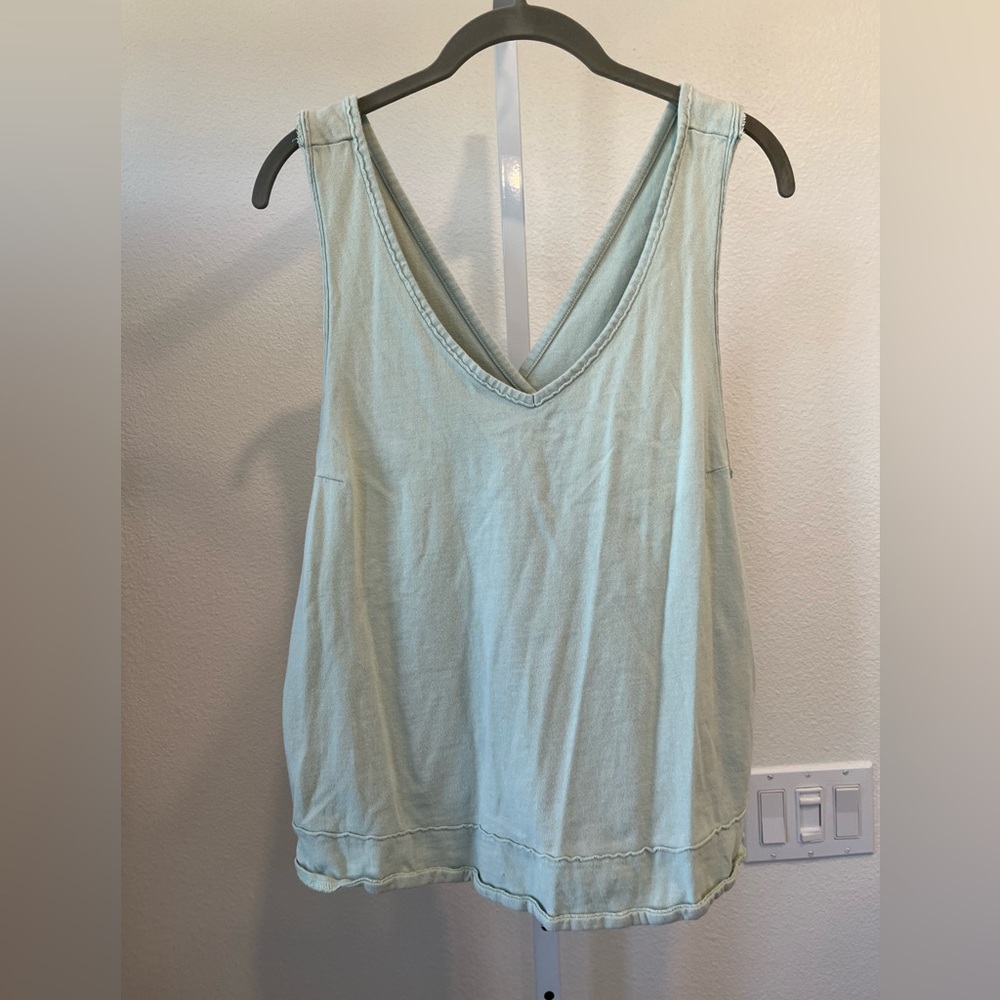 Free People We the Free Mint Green Cupcake Toying Around Tank Top